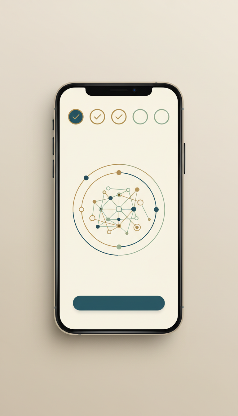 Client onboarding flow digital interface