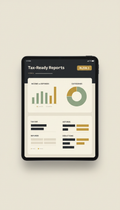 Tax-ready reports digital interface